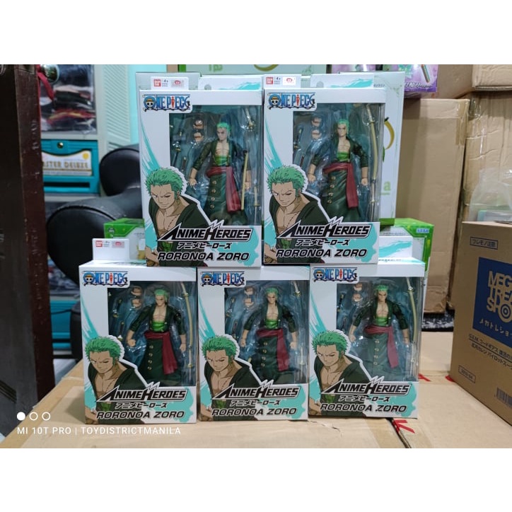 Bandai One Piece Anime Heroes Roronoa zoro, Hobbies & Toys, Toys & Games on  Carousell