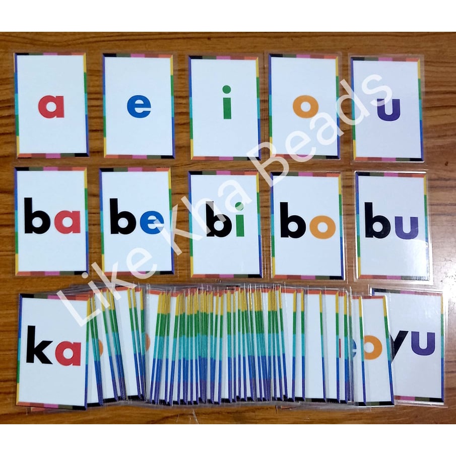 80 pcs. Laminated Flash cards ABAKADA | 80 pcs. Laminated Flashcards ...