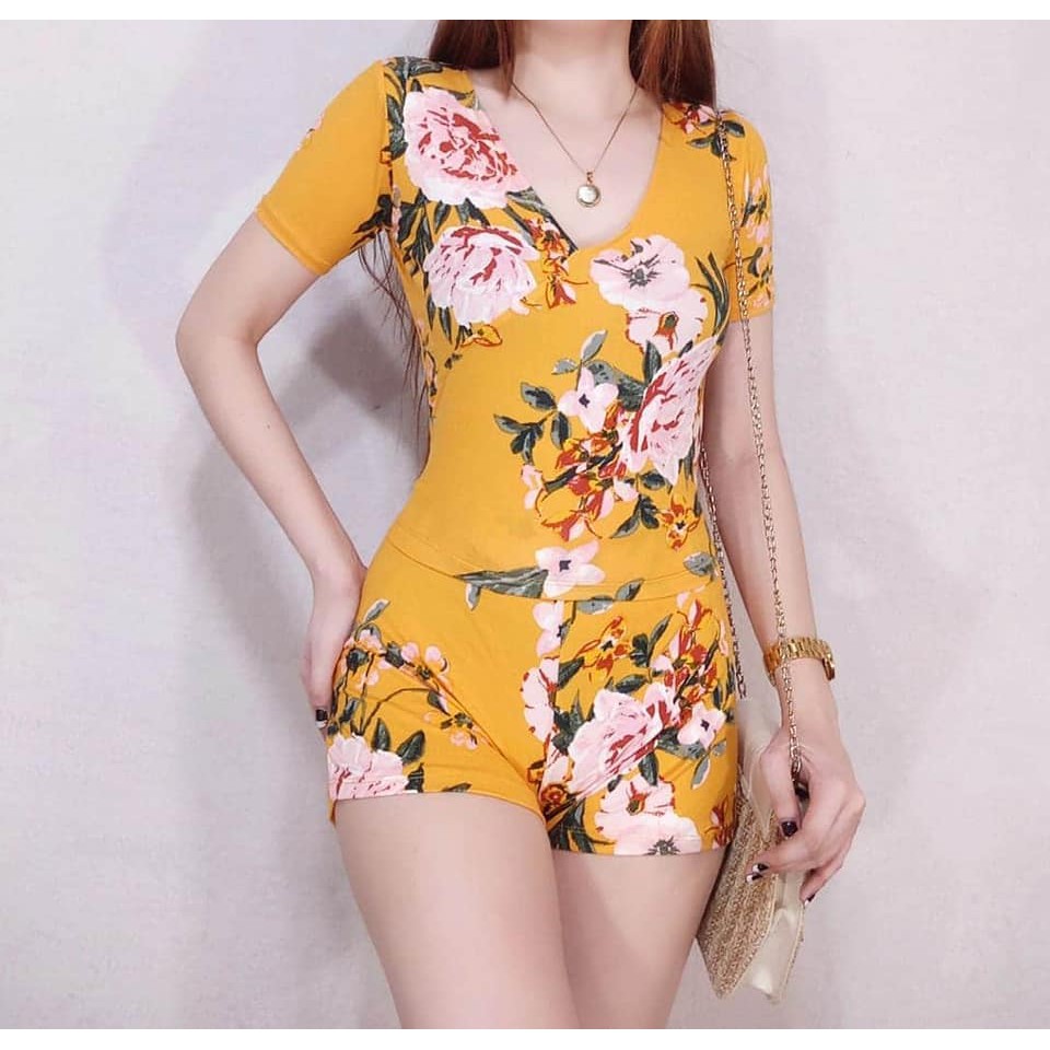 Floral terno outlet dress