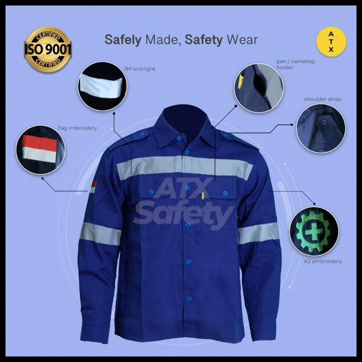 Wearpack Safety Safety Safety Clothes Safety Clothes Atx Embroidery K3 And Flag Shopee Philippines