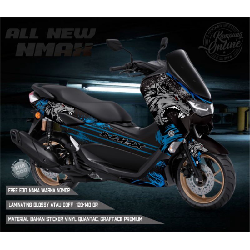 New nmax Decal sticker Full Body striping sticker, variations of ...