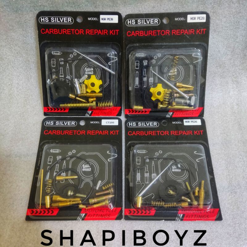 HS SILVER CARBURETOR REPAIR KIT (HD3/CT100) Shopee Philippines