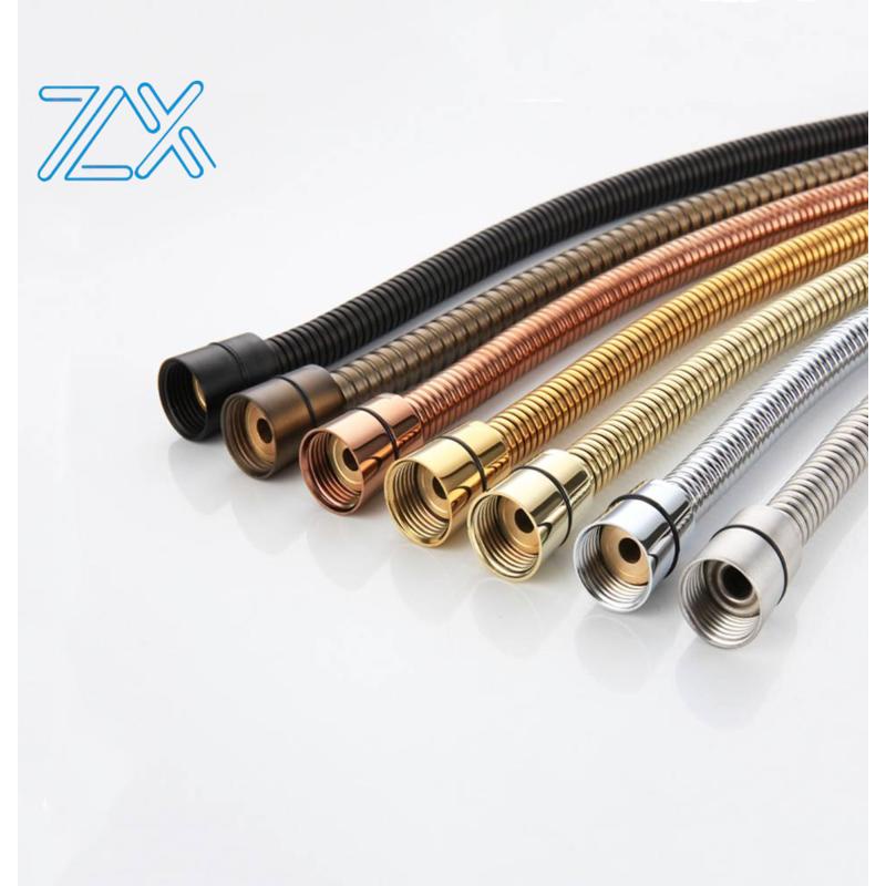 Shower Hose Double Head 4 Points Black and Golden Rose Gold Antique ...