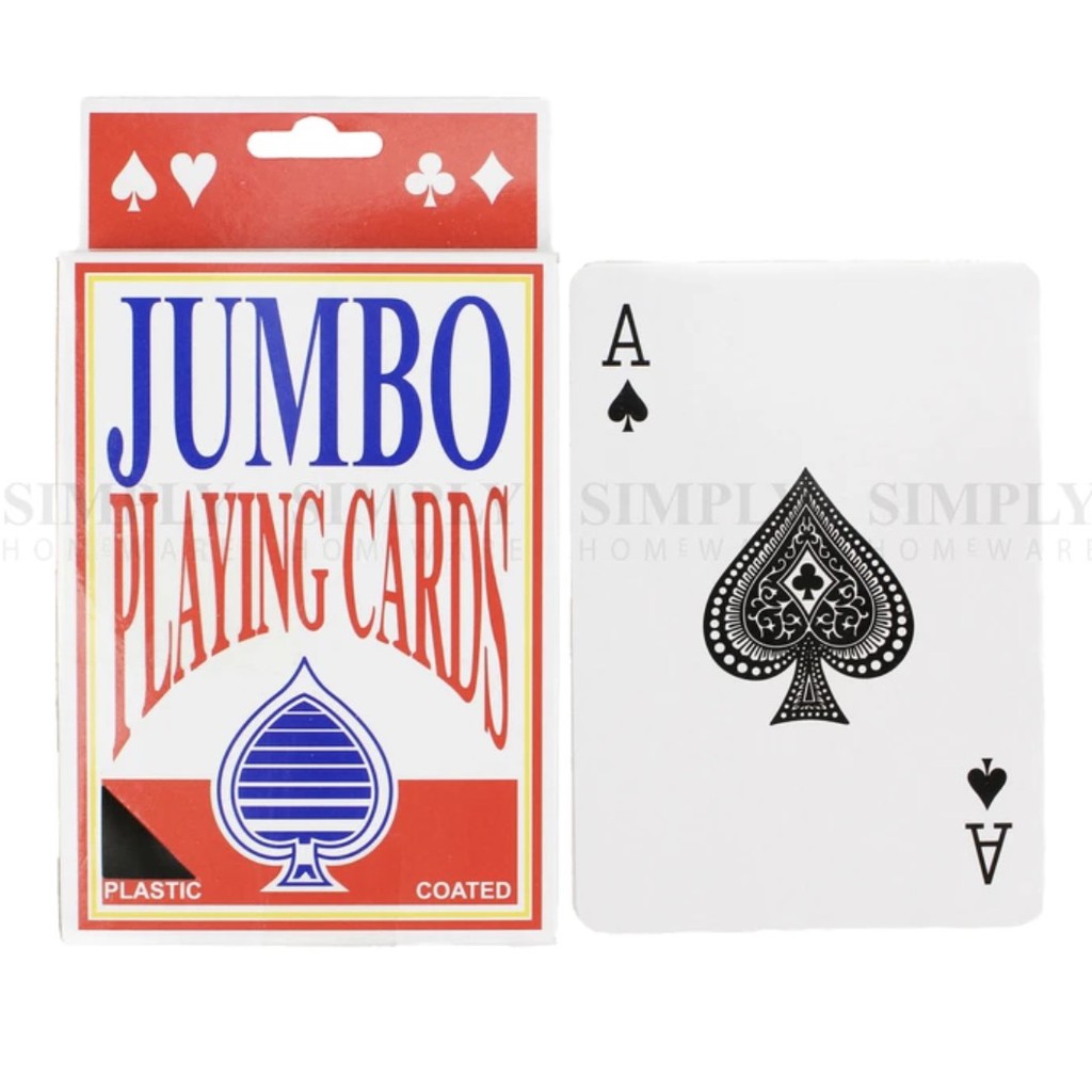 JUMBO PLAYING CARDS 54pcs cards Premium cards Shopee Philippines
