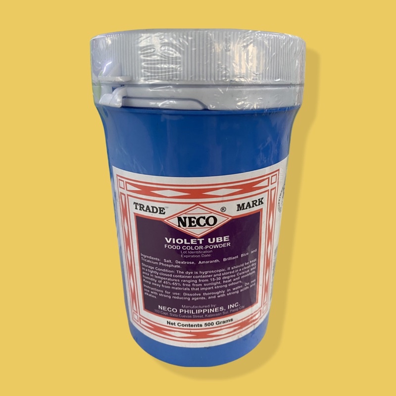 Neco Violet Ube Food Coloring Powder 500g Shopee Philippines