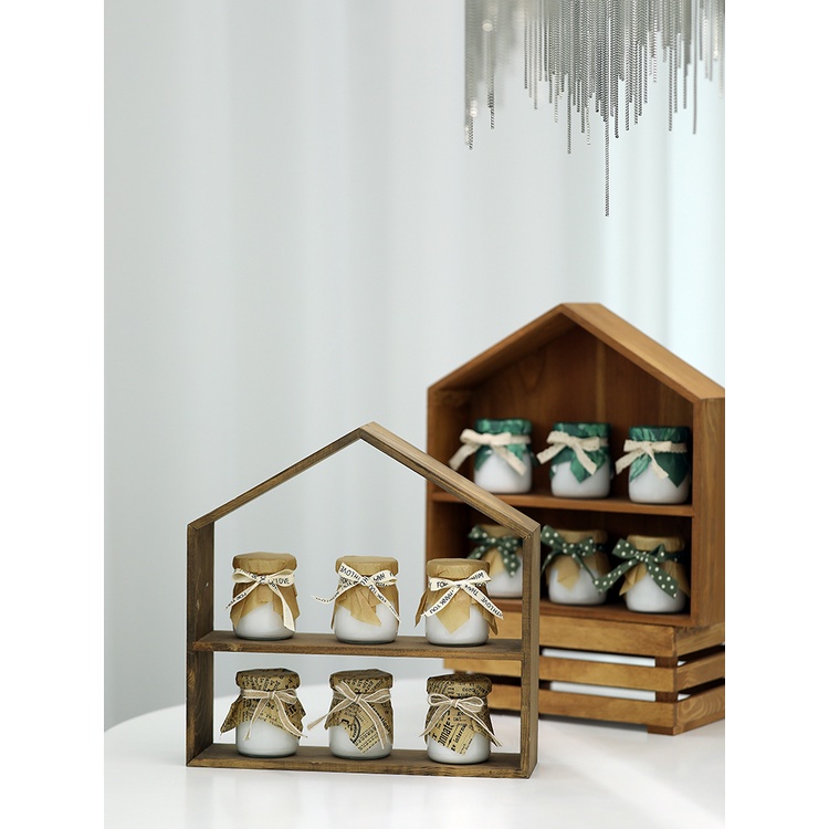 Mori Birthday Party Dessert Rack Wedding Dessert Table Wooden House ...