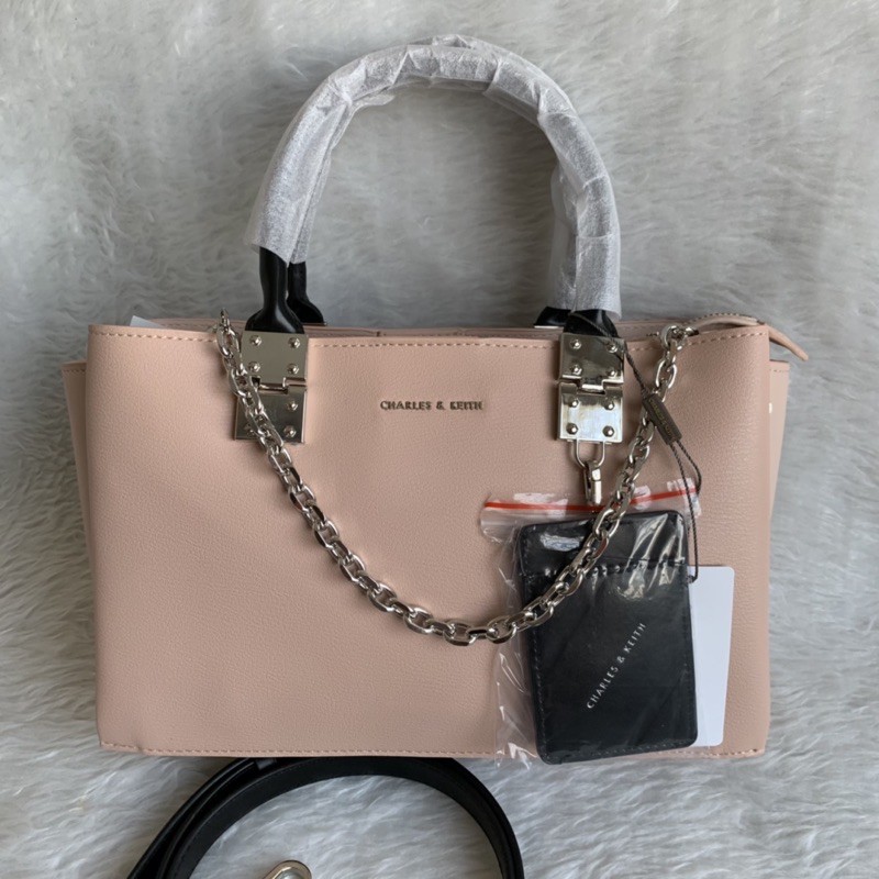 SALE CHARLES KEITH 3 COMPARTMENTS 2 WAY BAG Shopee Philippines