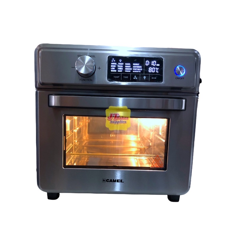 Camel Digital Air Fryer Oven 22 Liters Stainless Steel Interior and Interior Light CAF 22101VDRSS Shopee Philippines
