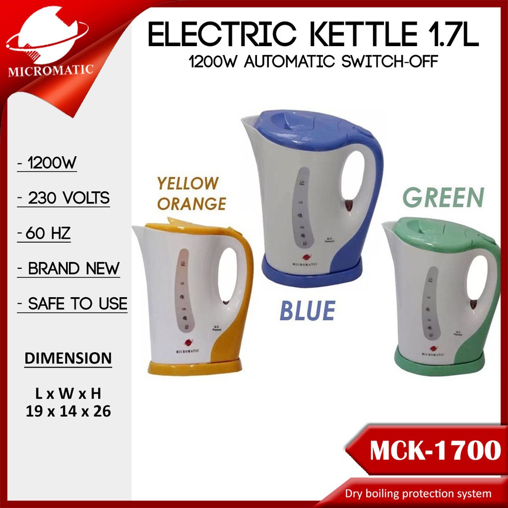 Micromatic electric kettle sales price