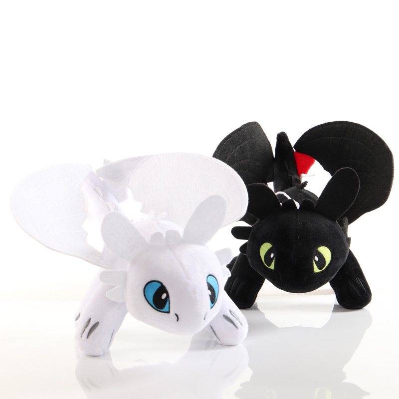 35-60cm Kawaii Toothless Plush Toy Anime How To Train Your Dragon 3 ...