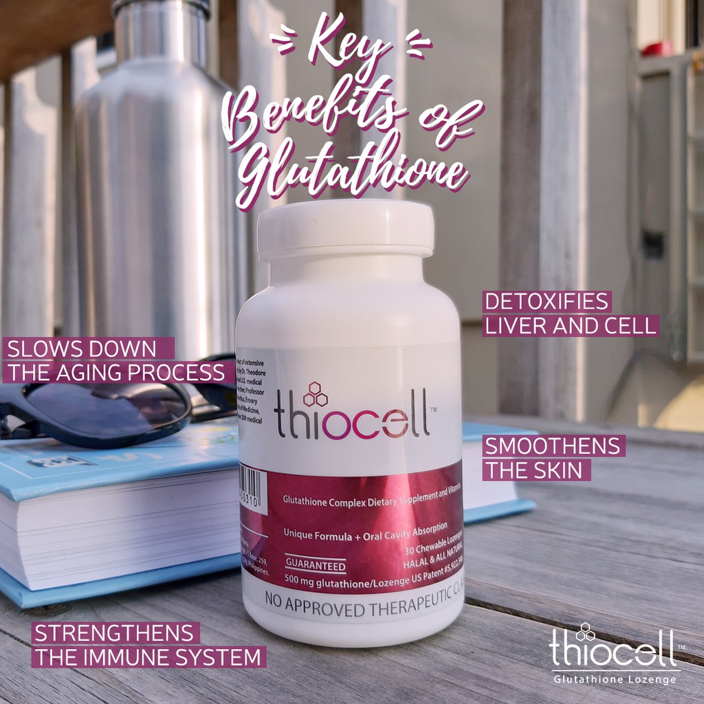 Thiocell Glutathione Lozenges with FREE Heart Bag | Shopee Philippines