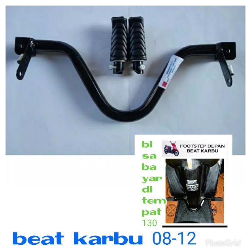 Footstep Postep Front Footrest Honda Beat Carburetor 2008-2012 | Shopee ...