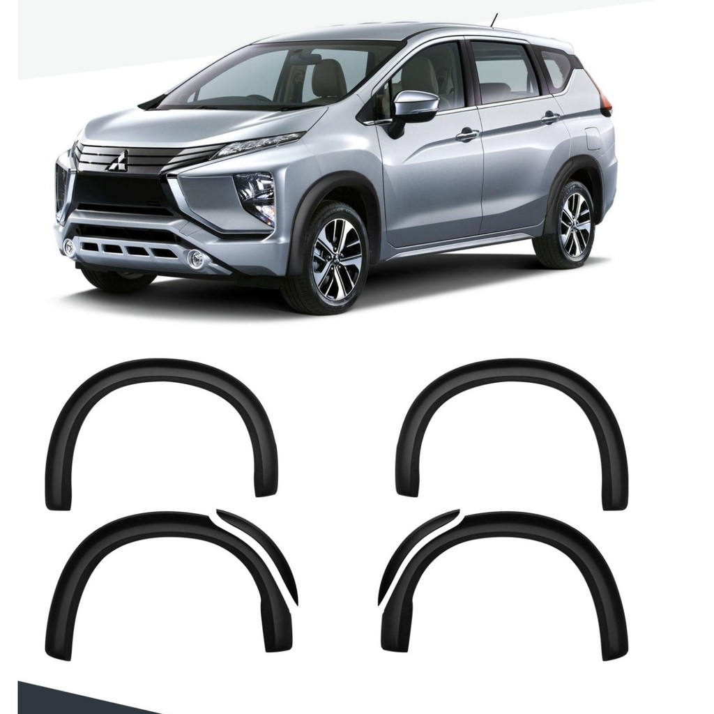 Xpander 2018 to 2025 Set Slim Fender flare Matte Balck Indonesia Made