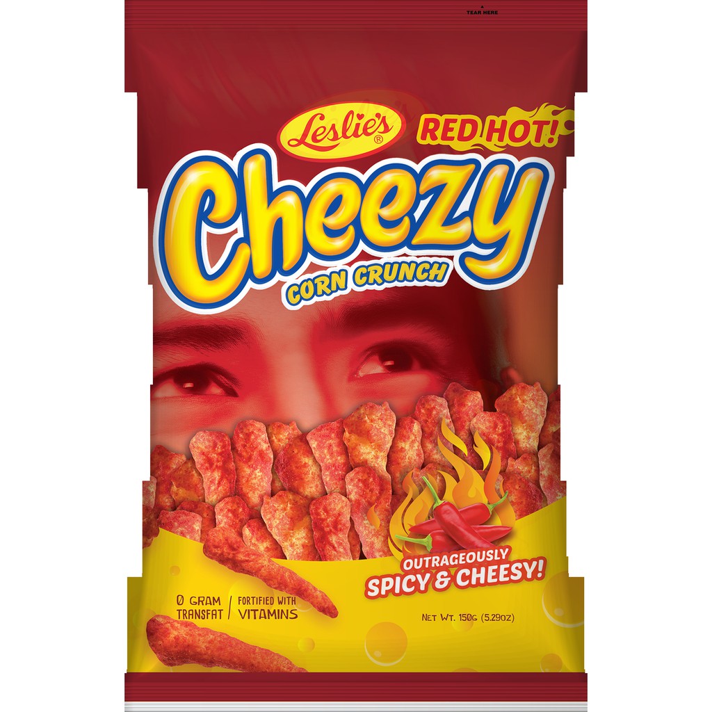 Cheezy Corn Crunch Red Hot 150g Shopee Philippines 6372