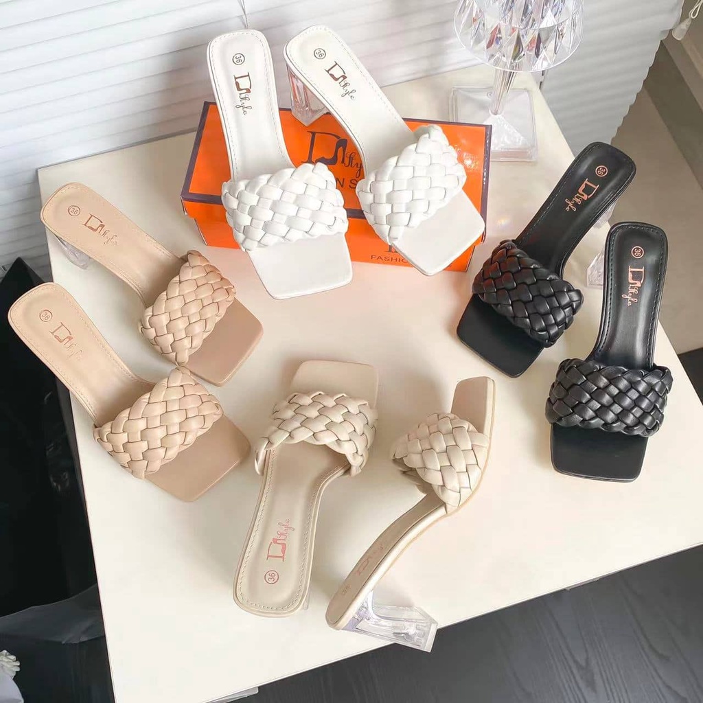 PJM NEW 599-3 mat heels for women 3inches Glass Heels | Shopee Philippines