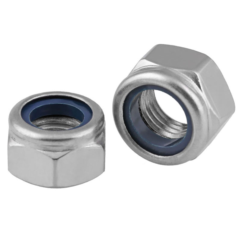 25-Pack 10-24 Stainless Steel Nylon Insert Lock Nuts – Marine Grade 316