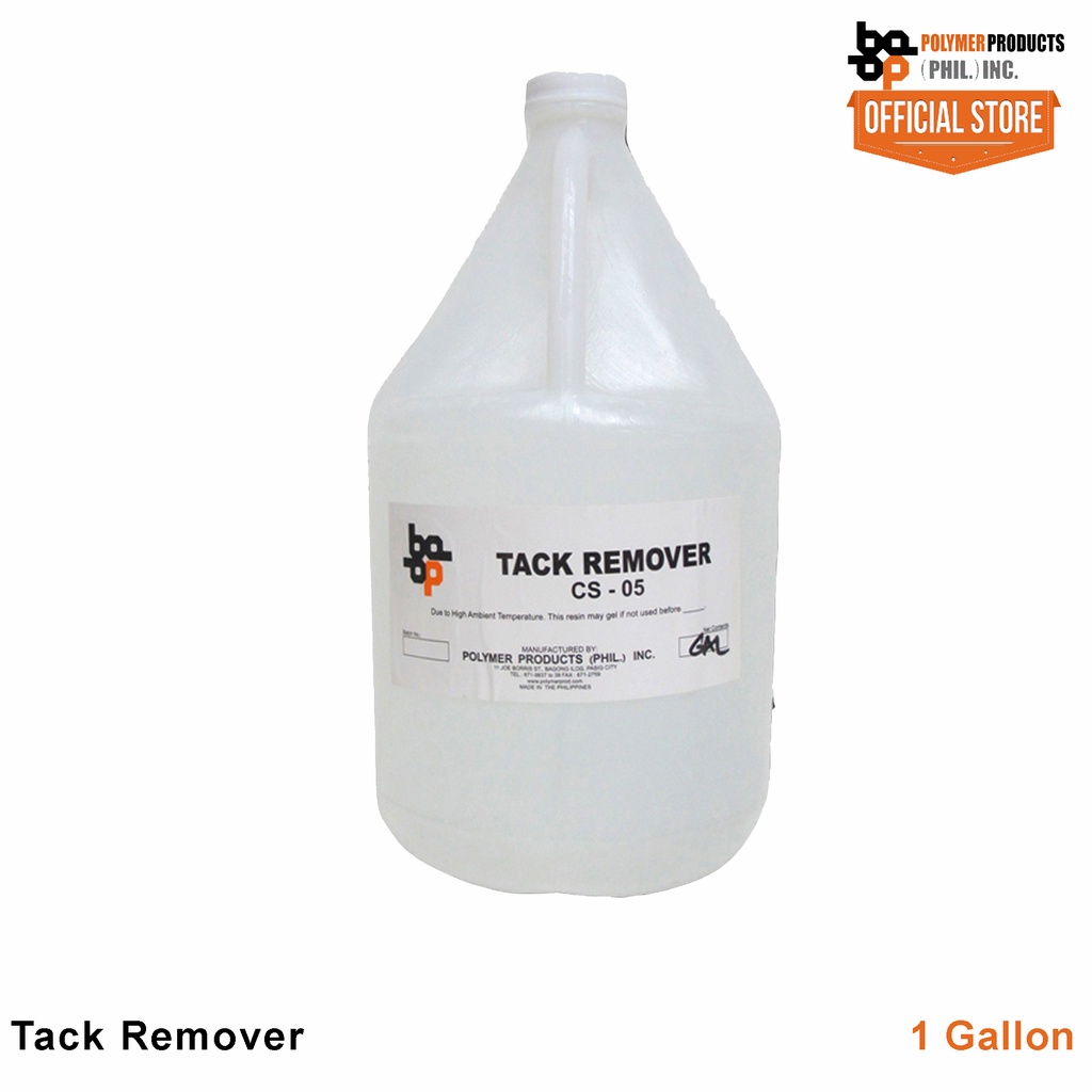Polymer Resin Tack Remover (Dissolving Agent) 1Gal | Shopee Philippines