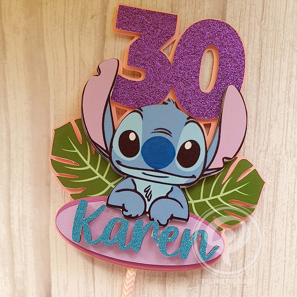 Customized Stitch Cake Topper Shopee Philippines