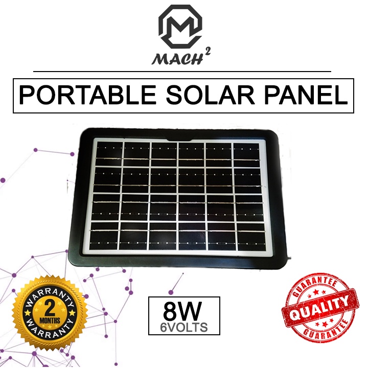 Portable Solar Panel 8w | Shopee Philippines