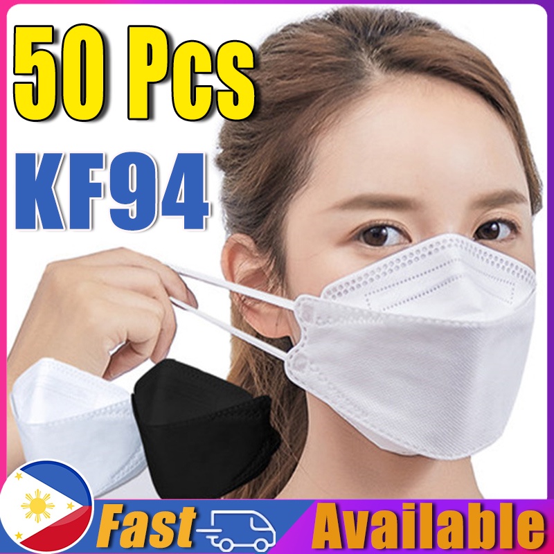 50Pcs KF94 Korean Style Face Mask Set Original Mask kf94 mask washable