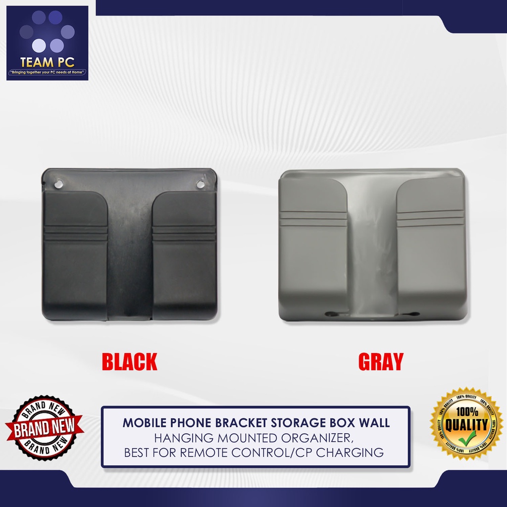 MOBILE PHONE BRACKET STORAGE BOX WALL HANGING MOUNTED ORGANIZER, BEST ...