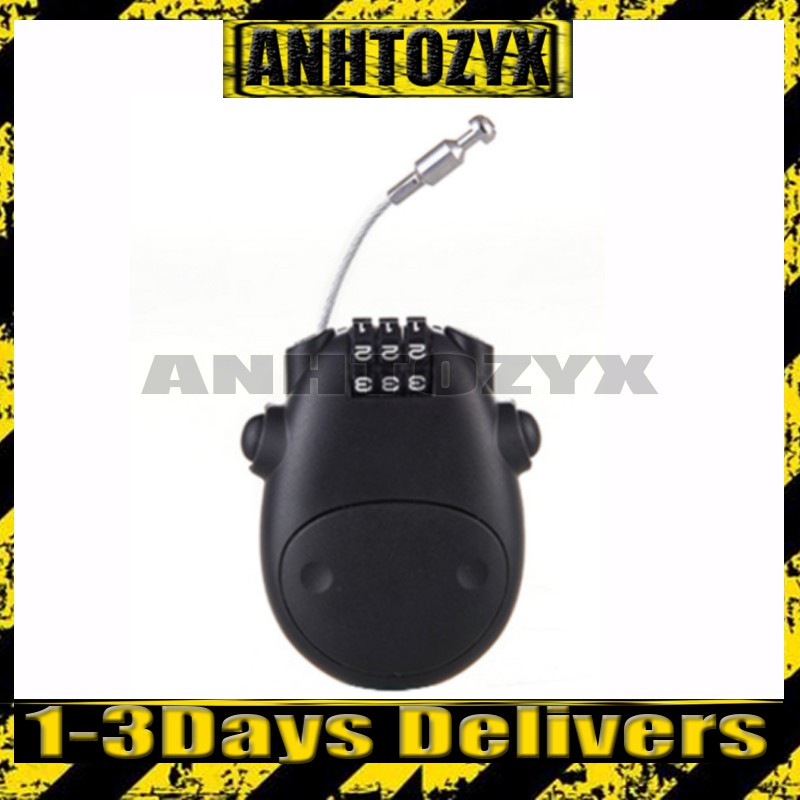 Telescopic Wire Rope Steel Cable Code Lock Suitcase Car Sled Motorcycle ...