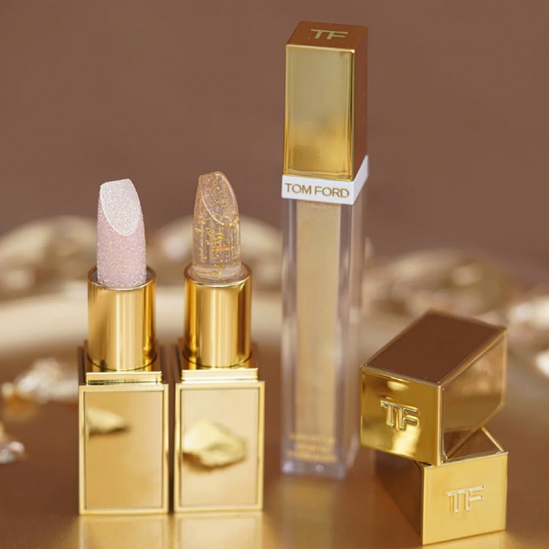 TF Lipstick Gold Foil Limited Brilliant Flowing Light Z09 Color