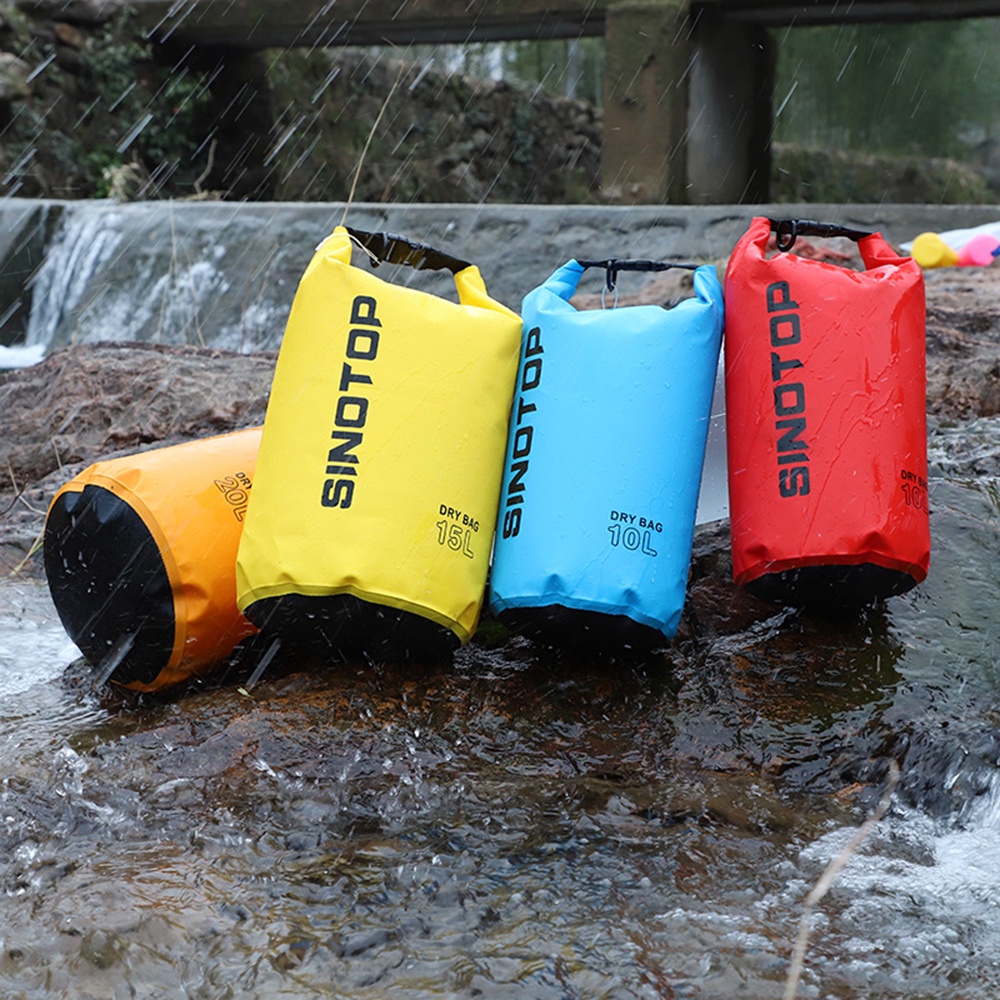 PVC Waterproof Bag 5L 10L 20L Outdoor Swimming Bag Diving Compression