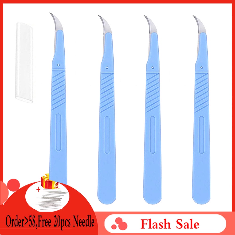2pcs Surgical Knife Thread Removal Knife Sewing Opener Thread Cutter ...