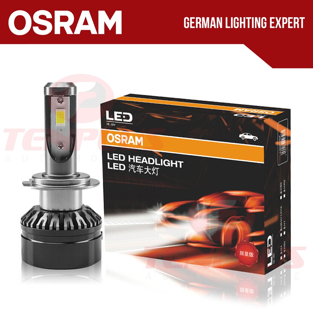 OSRAM LED H4 H7 H11 HIR2 HB3 LEDriving YLZ Car Headlight H1 H8 H16 9012  9005 9006 HB4 6000K Bright White LED Original Lamps, 2X - AliExpress