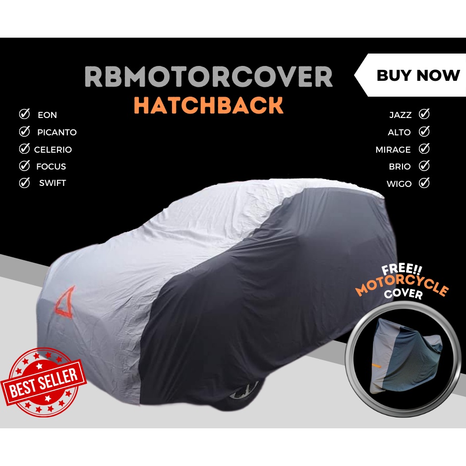CAR COVER FOR HATCHBACK(MIRRAGE/HONDA BRIO/SUZUKI SWIFT/WIGO/JIMMY