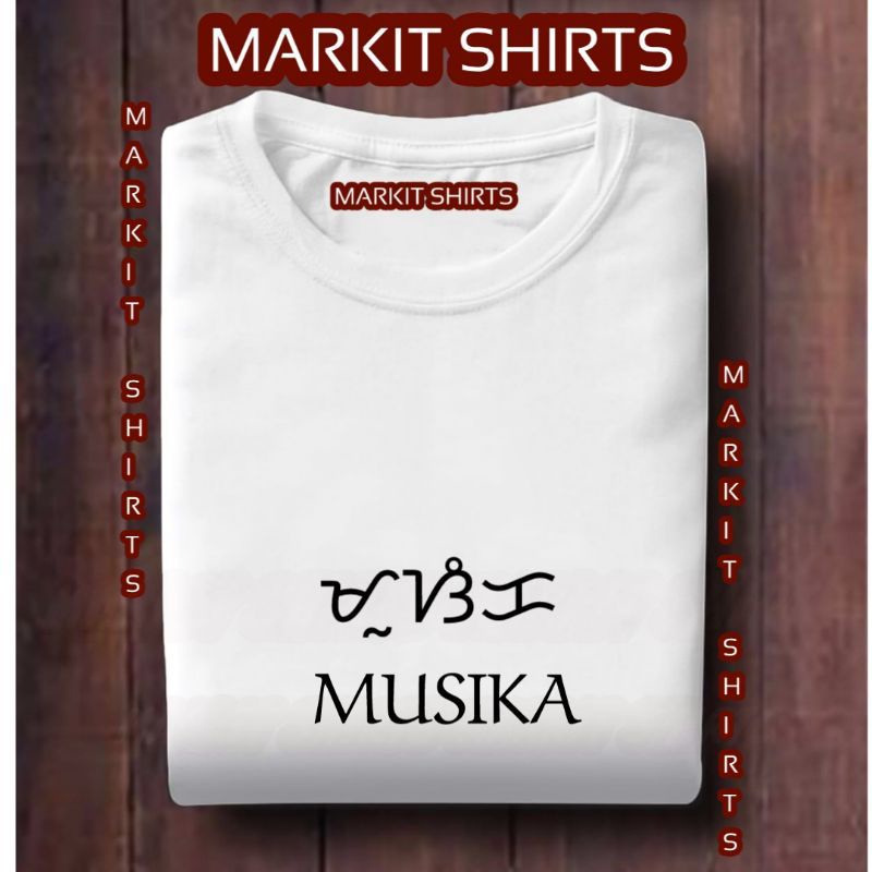 Baybayin Musika Drifit Tshirt Men or Woman Unisex Statement Design ...