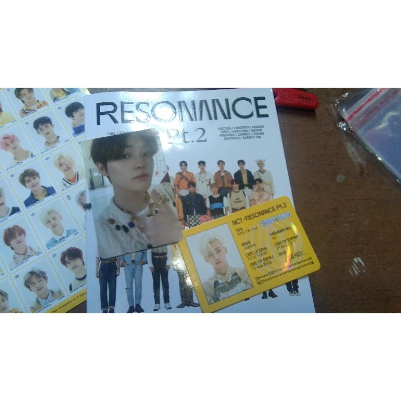 Nct 2020 Resonance Departure ver. Jaemin PC Chenle ID Card | Shopee ...