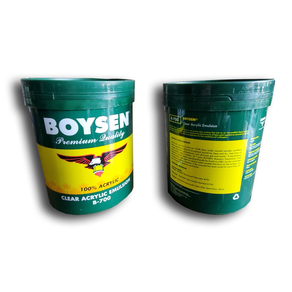 BOYSEN PAINTS B-700 CLEAR ACRYLIC EMULSION 1 LITER | Shopee Philippines