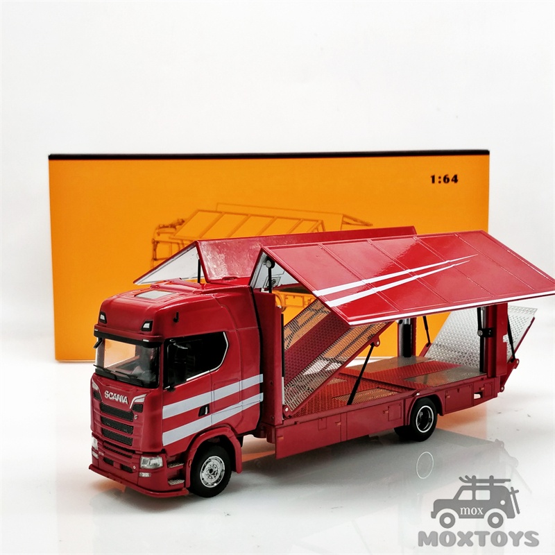 GCD 1:64 Scania S730 Double Deck Gull Wing Tow Truck BlackBird