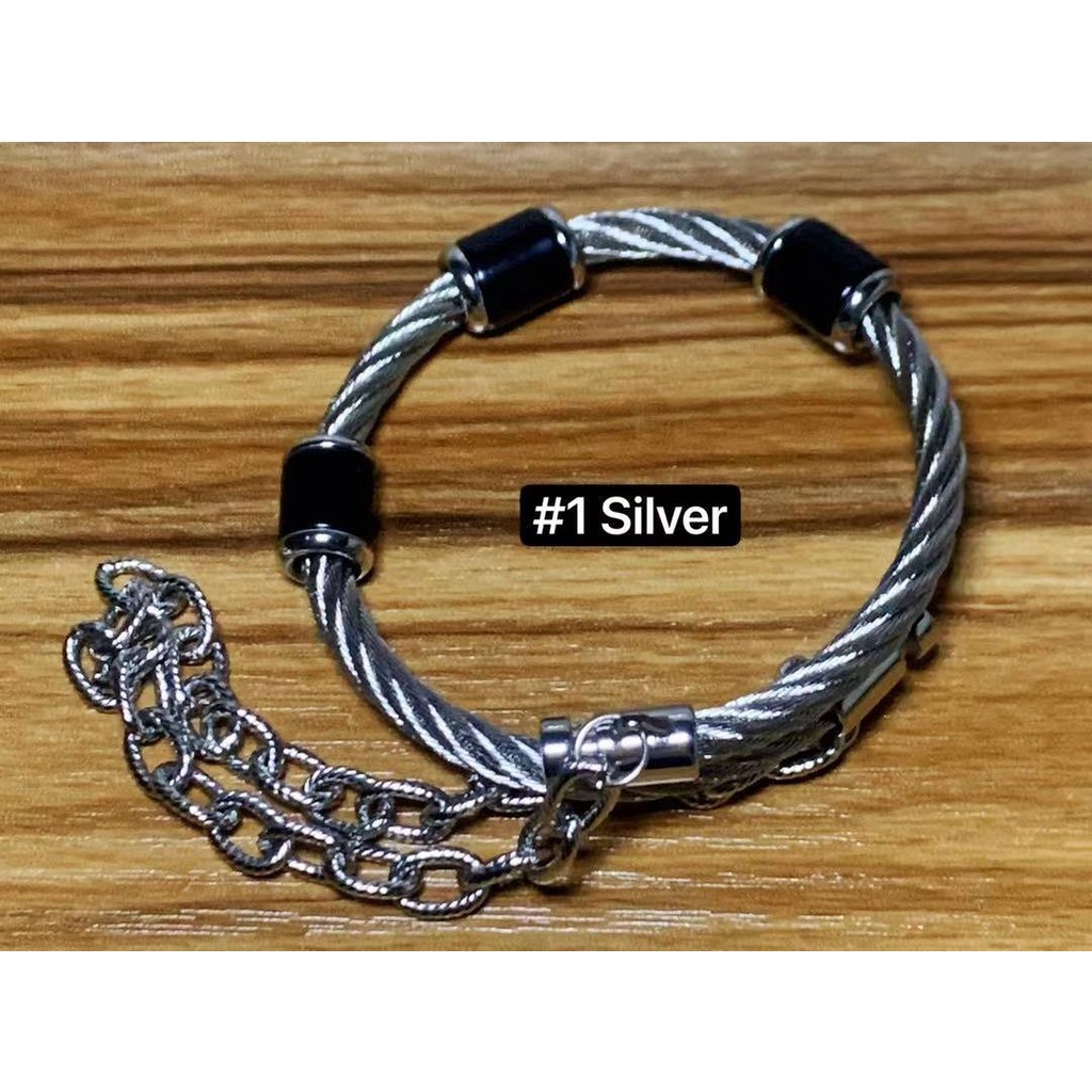 Sophie Fashion Jewelry Stainless Steel Twisted Bangle bracelet with