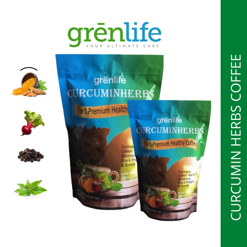 2 Grenlife Curcumin Herb Green Coffee Turmeric Natural Antiinflammatory, Arthritis, Gout