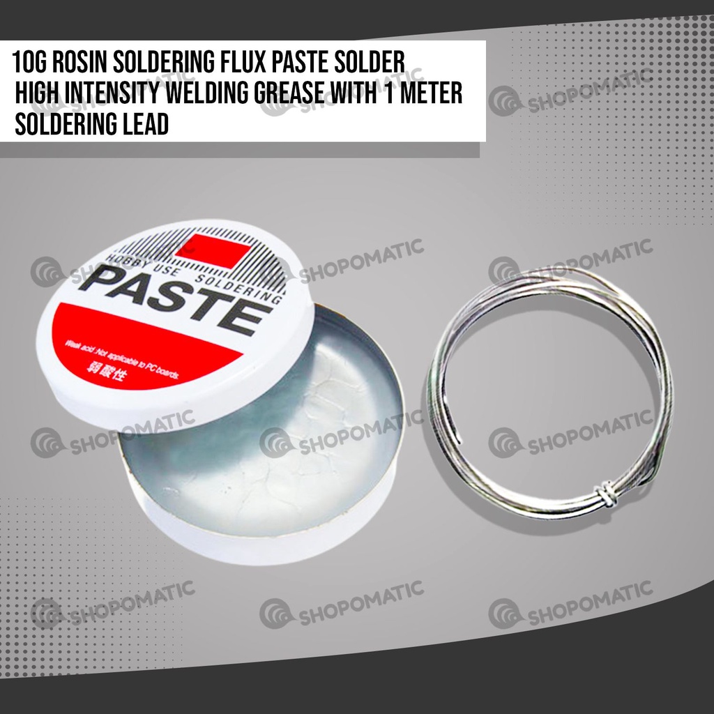 Flux Soldering Paste 10g Rosin Soldering Solder High Intensity Welding ...