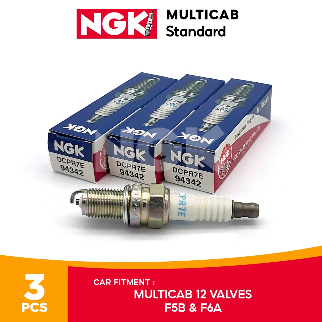 NGK DCPR7E Standard Spark plug for Multicab 12 Valves F5B F6A ( Set of