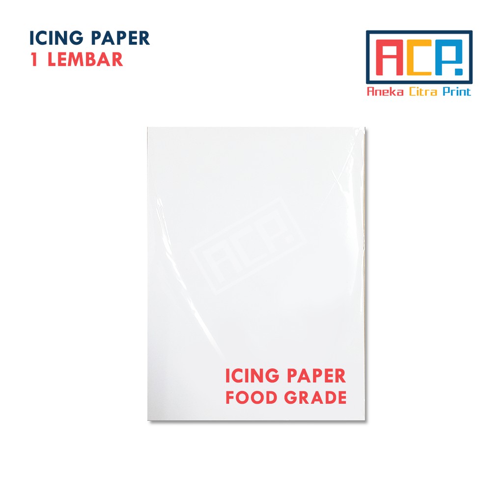 Icing Paper/Icing Paper/Edible Paper/Icing Sheets - 1 Sheet | Shopee ...