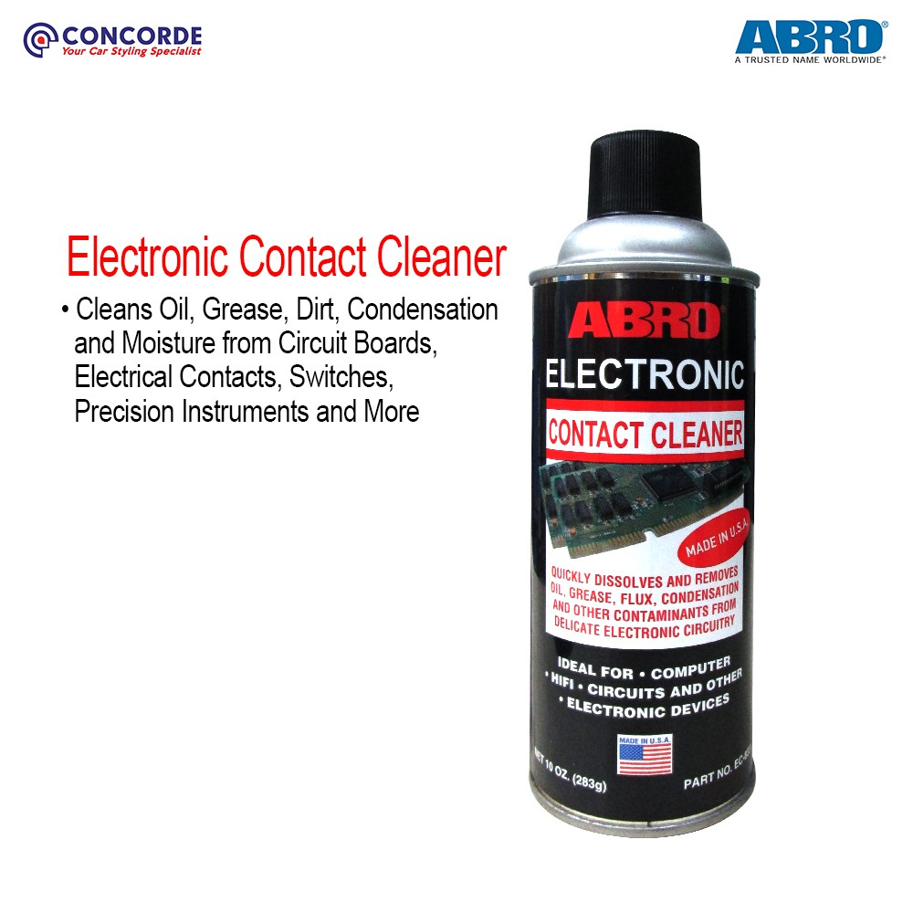 Abro Electronic Contact Cleaner 5.75oz. / 163g Shopee Philippines