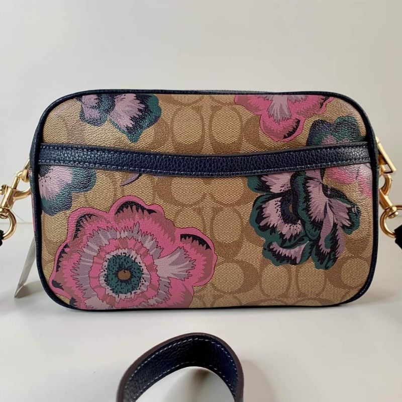 Coach Jes Crossbody in Signature Canvas With Kaffe Fassett Print