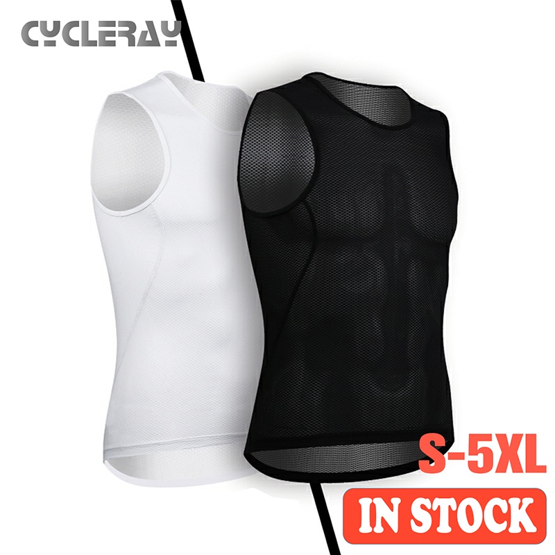 CYCLERAY Cycling Base Layer Mens Biking Tank Top Sleeveless Cycling