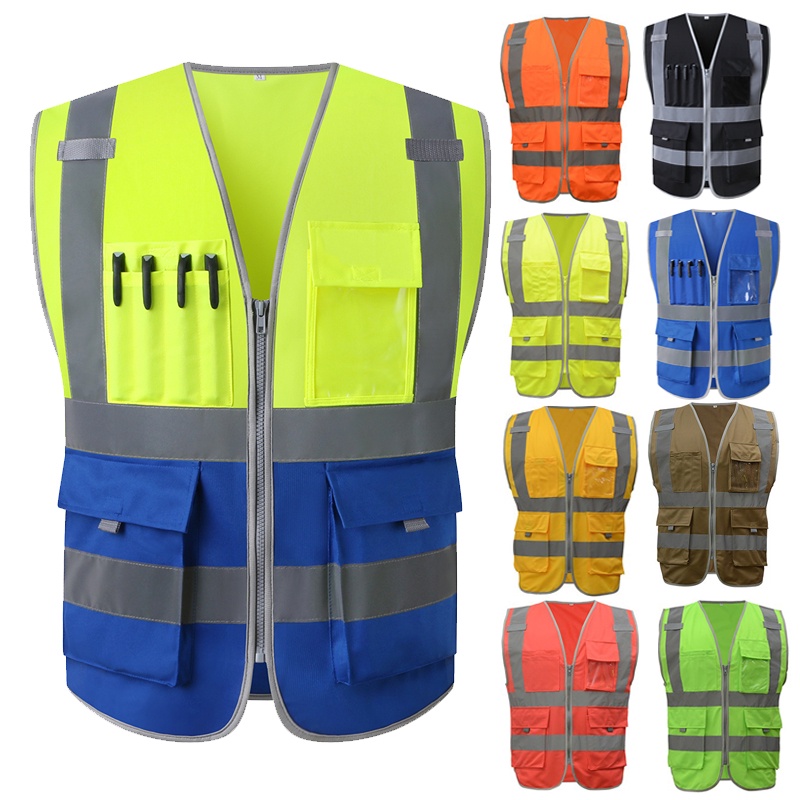 Safety Vest Bicycle Vest With Pockets READY STOCK Hi Vis Vest With