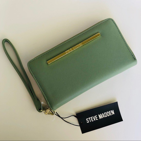 STEVE MADDEN Wallet Organizer Wristlet Sage Green Shopee Philippines