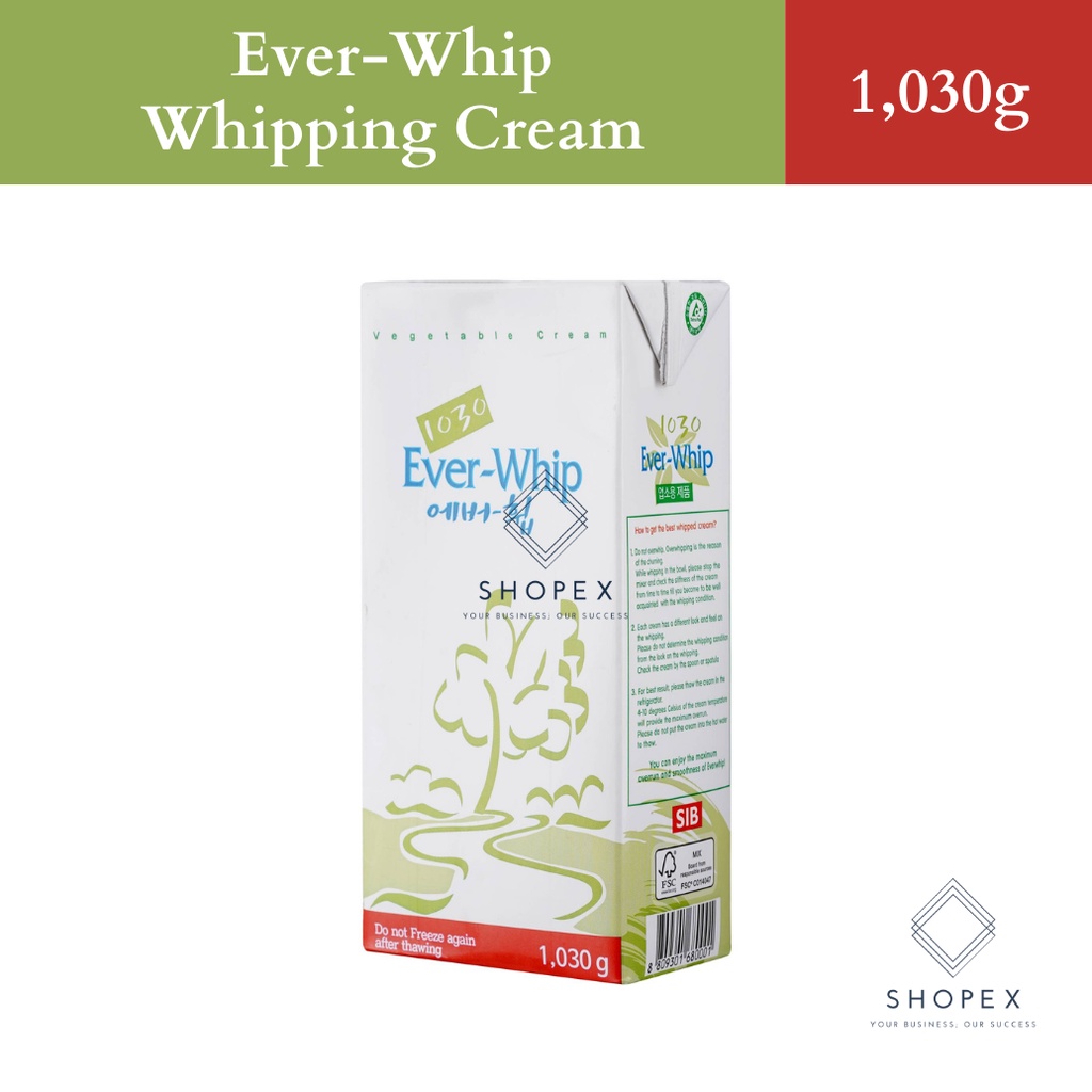 Ever Whip Whipping Cream & Chocolate Whipping Cream Whip Cream
