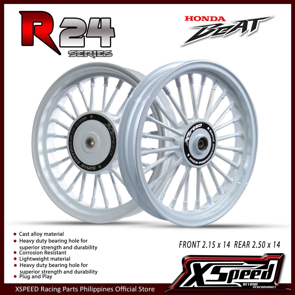 XSPEED MAGS R24 FOR HONDA BEAT | Xspeed Philippines Official | Shopee ...