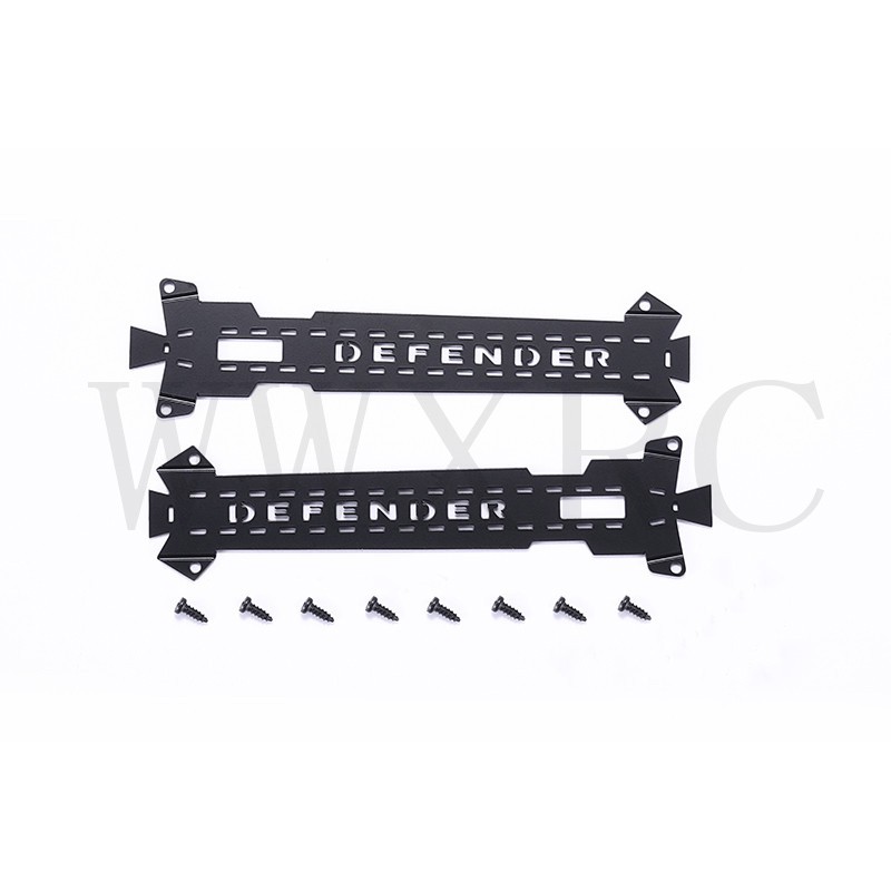 Pare-chocs Métal Noir Summerwindy – Pour MN D90 D91 D96 MN90 MN99S 1/12 – Accessoire RC