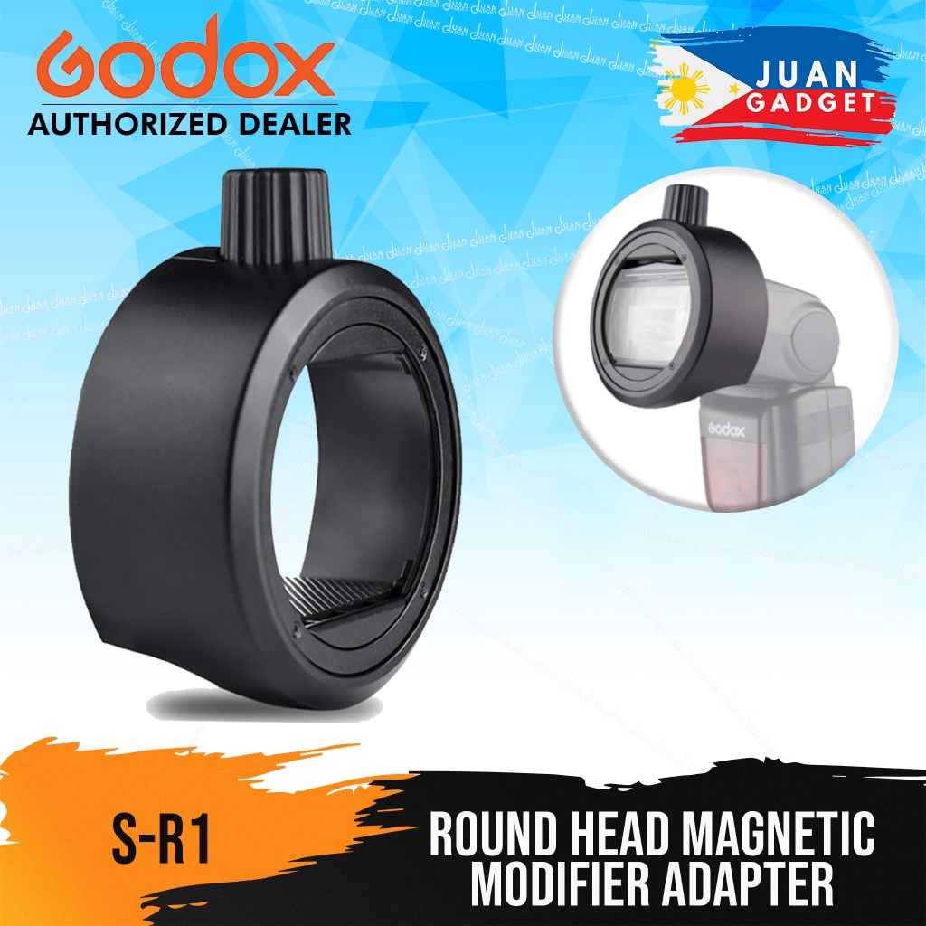 Adaptateur Bague Ronde Godox S-R1 - Pour Flash V1, AD200, V860II, TT685... - Compatible Kit AK-R1