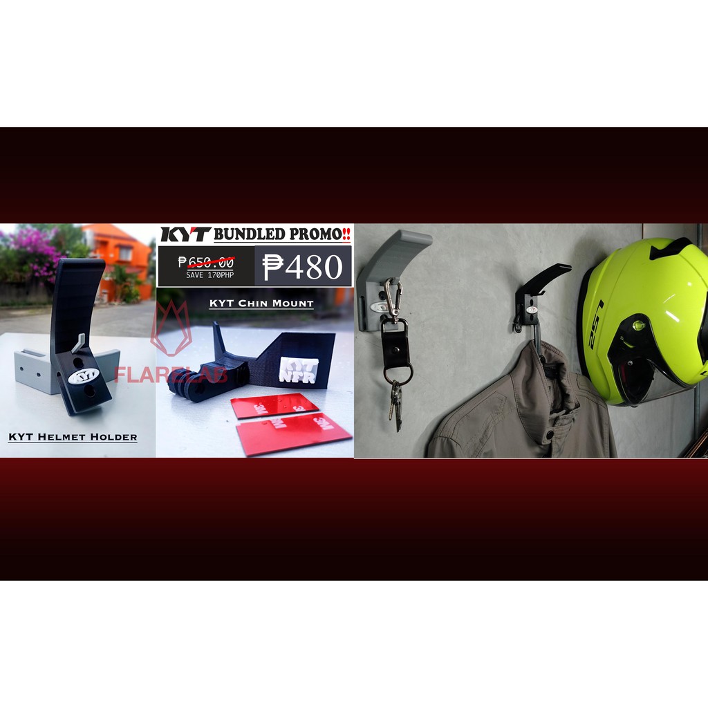 KYT HELMET HOLDER X KYT CHIN MOUNT Shopee Philippines